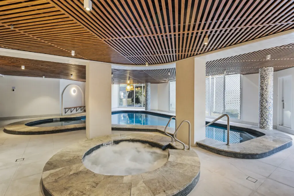 indoor pool and spa