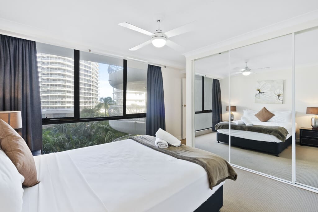 Master bedroom - 2 bedroom economy apartment
